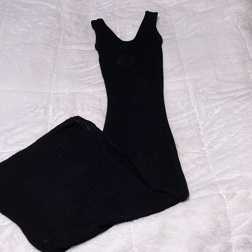Shade & Shore Black Maxi Dress